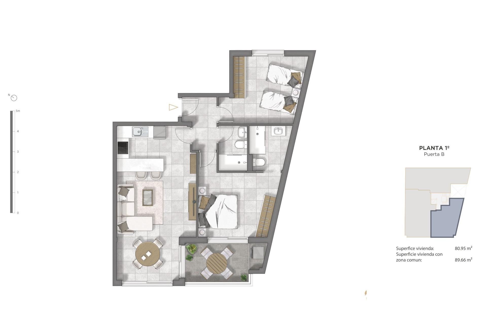 New Build - Apartment - Guardamar del Segura - Pueblo