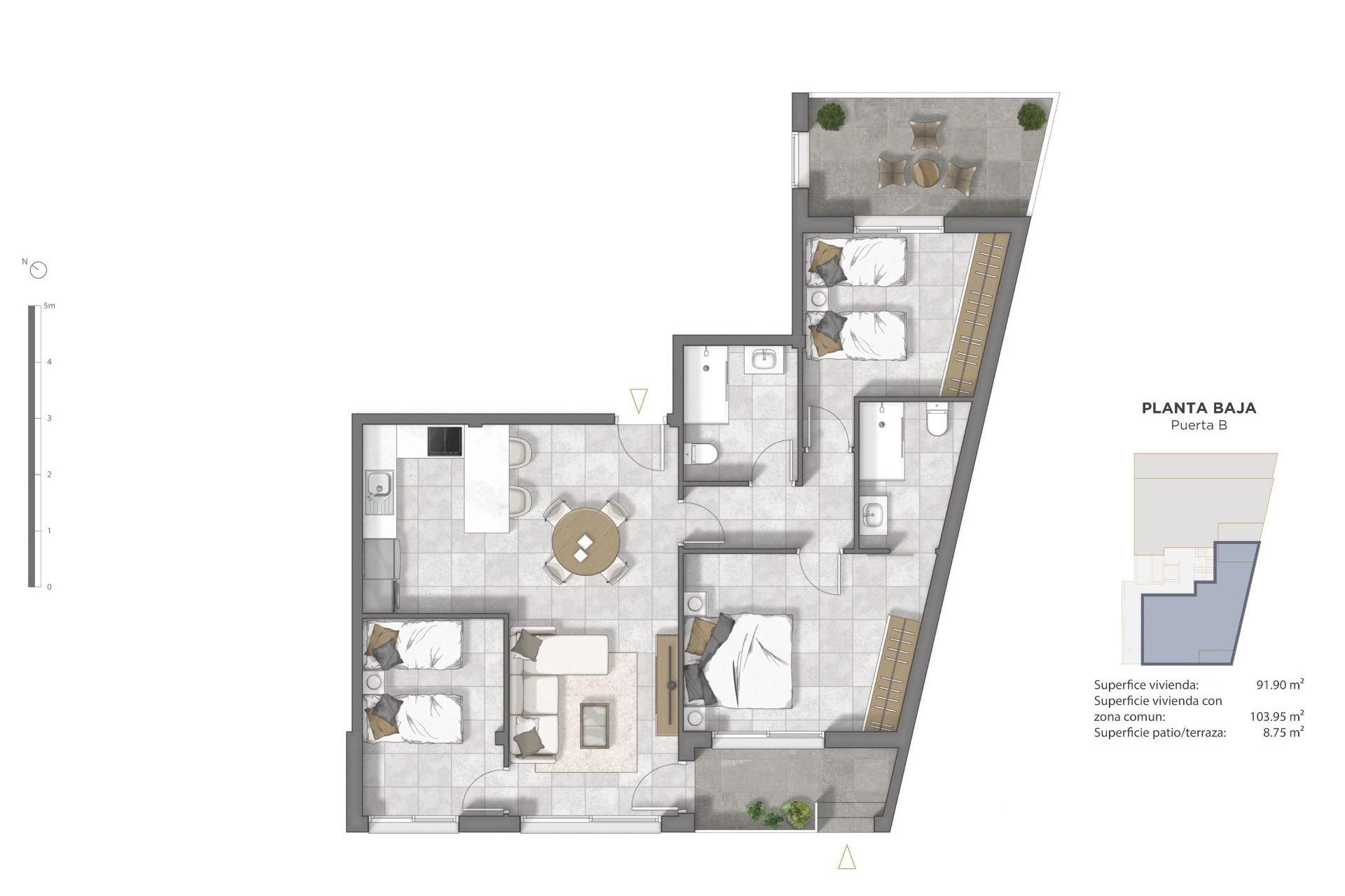 New Build - Apartment - Guardamar del Segura - Pueblo