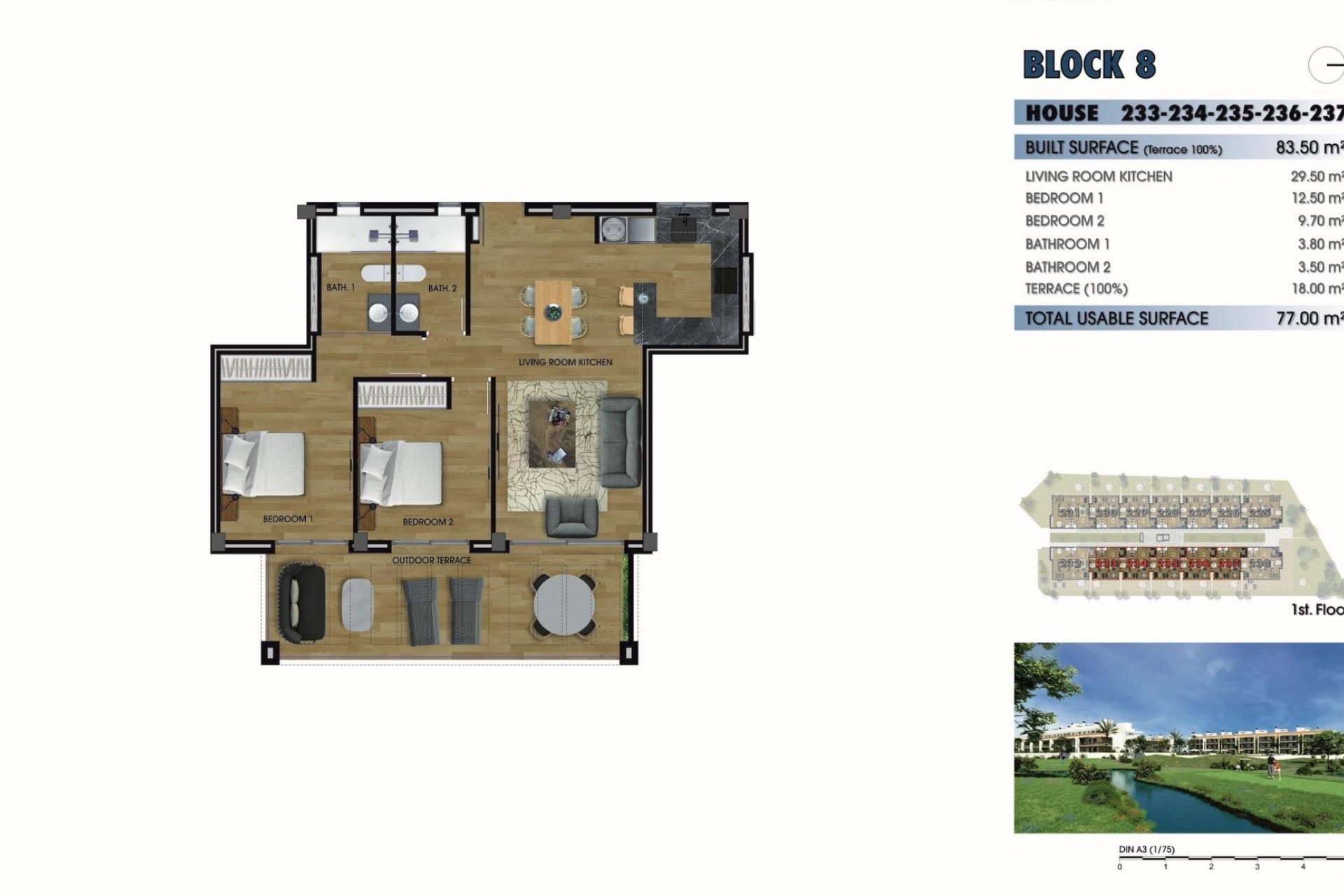 New Build - Apartment - Los Alcázares - La Serena Golf