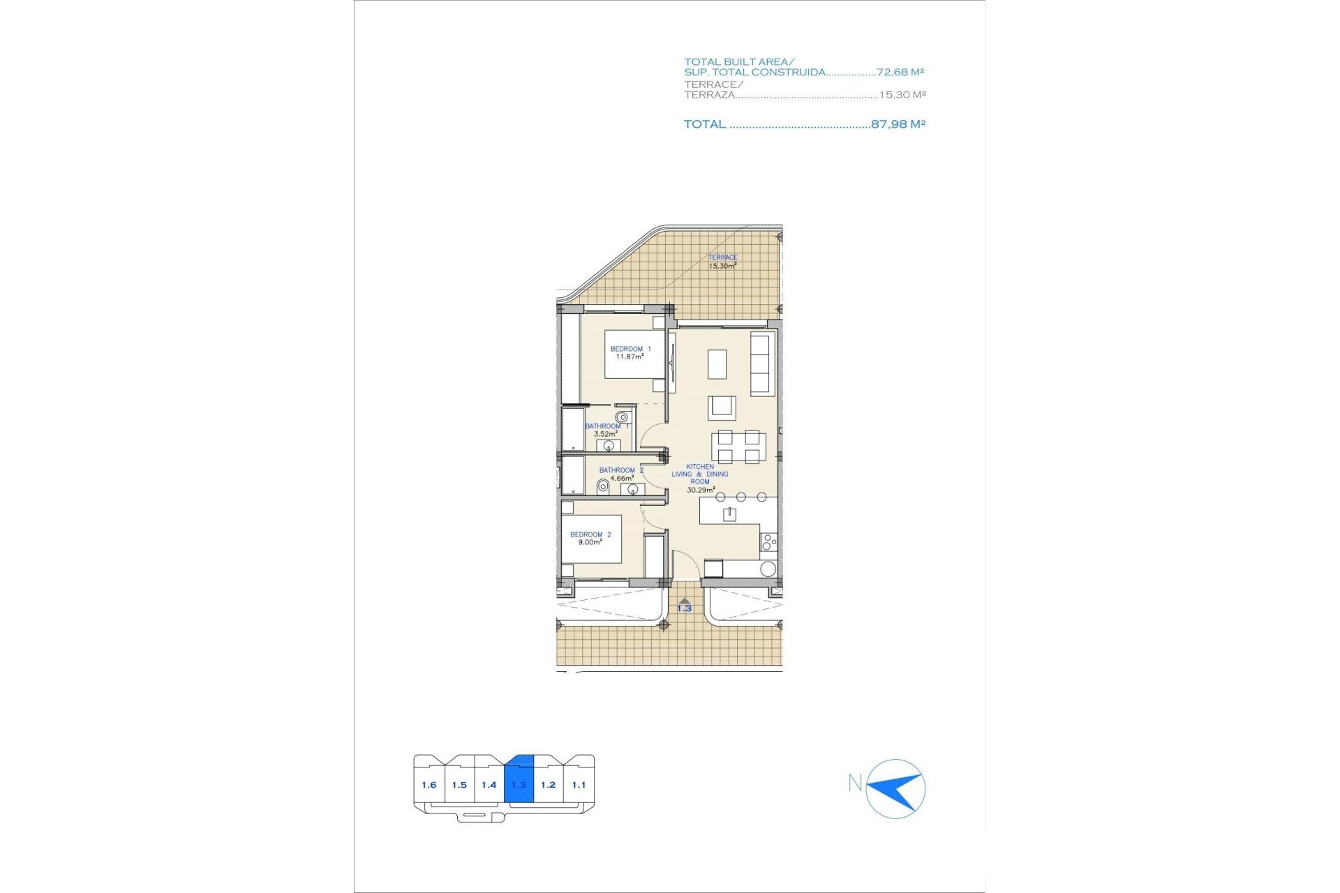 New Build - Apartment - Los Alcázares - Serena Golf