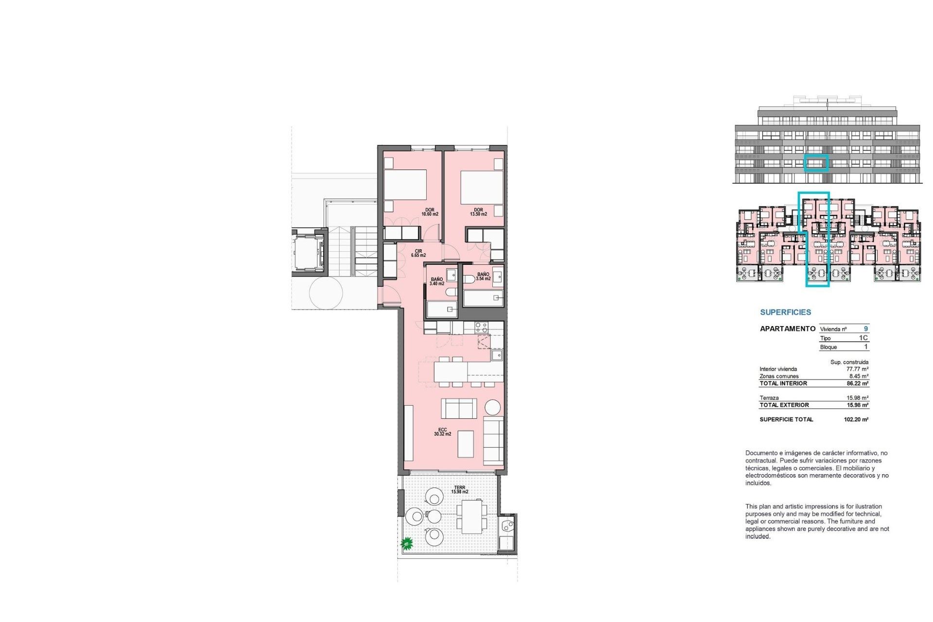 New Build - Apartment - Torre Pacheco - Santa Rosalia Lake And Life Resort