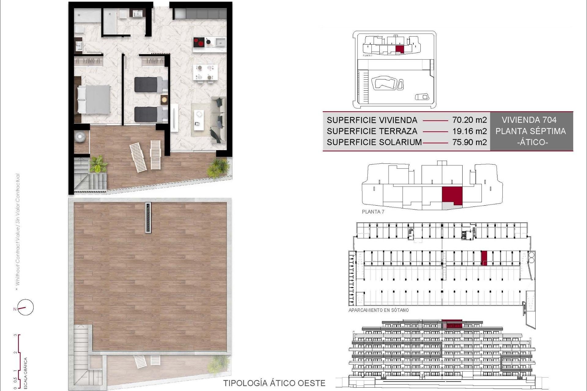 New Build - Penthouse - San Miguel - Pueblo