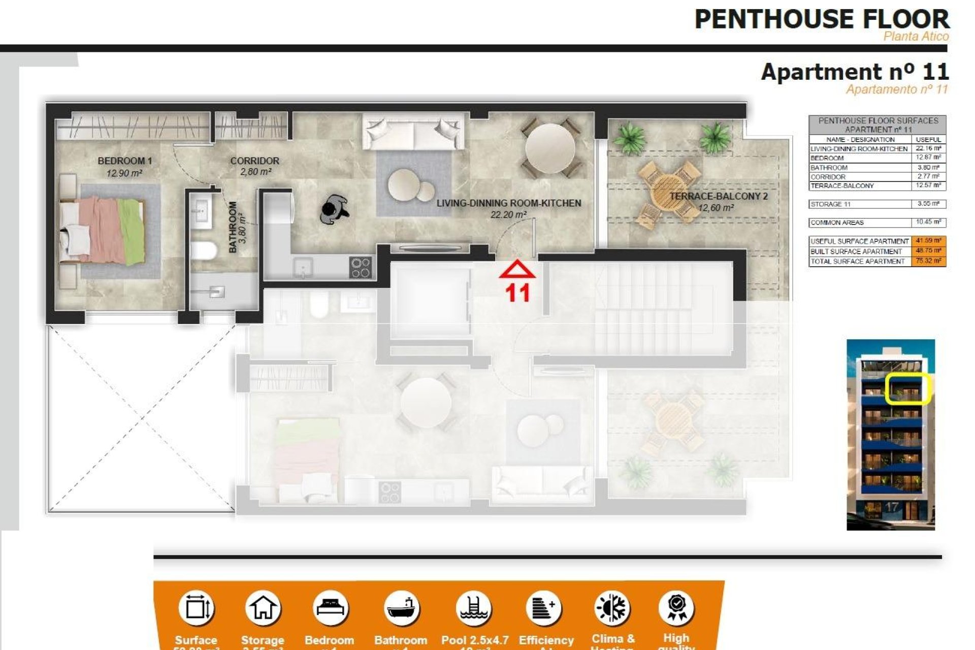 New Build - Penthouse - Torrevieja - Playa del Acequión