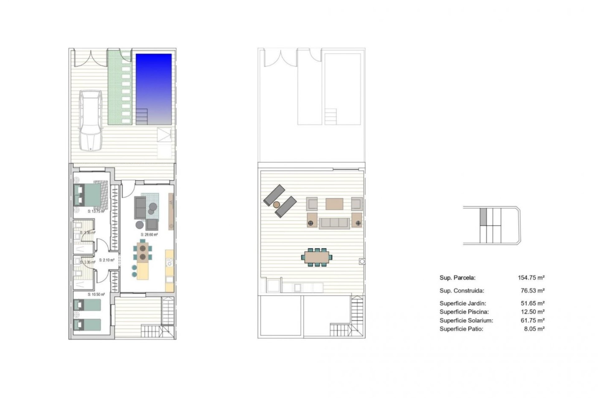 New Build - Town House - San Javier - Parque del doce