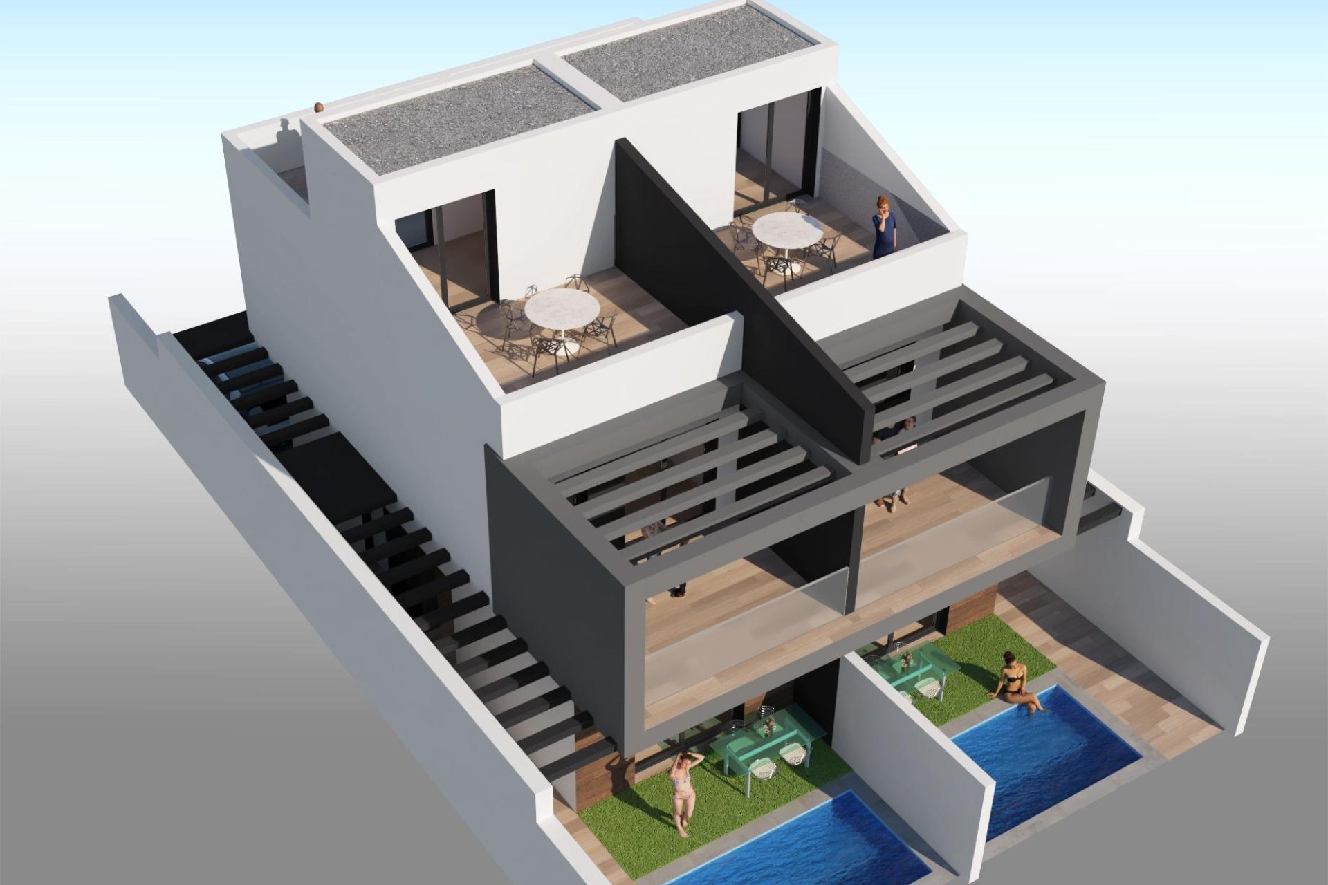 New Build - Villa - San Javier - Santiago de la Ribera