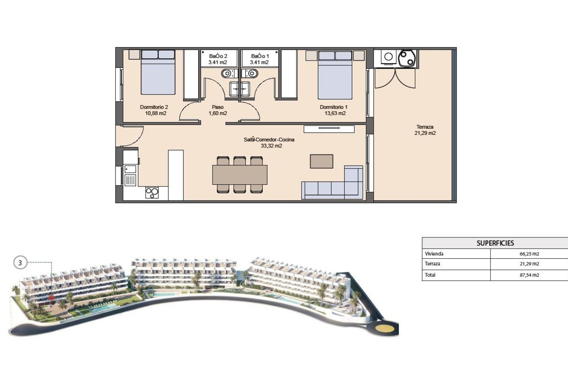 Nieuwbouw - Apartment - Benidorm - Balcon de finestrat