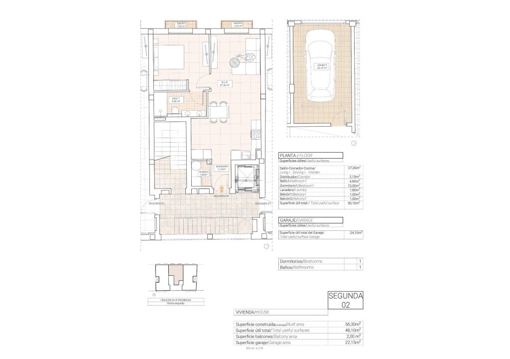 Nieuwbouw - Apartment - Hondón de las Nieves - Pueblo