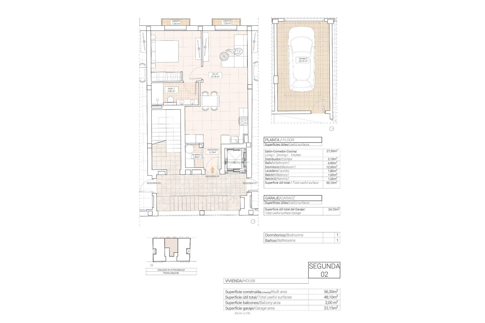 Nieuwbouw - Apartment - Hondón de las Nieves - Pueblo
