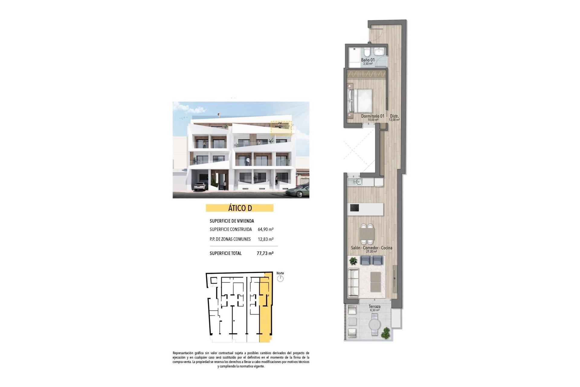 Nieuwbouw - Penthouse Penthouse - Torrevieja - Playa de El Cura