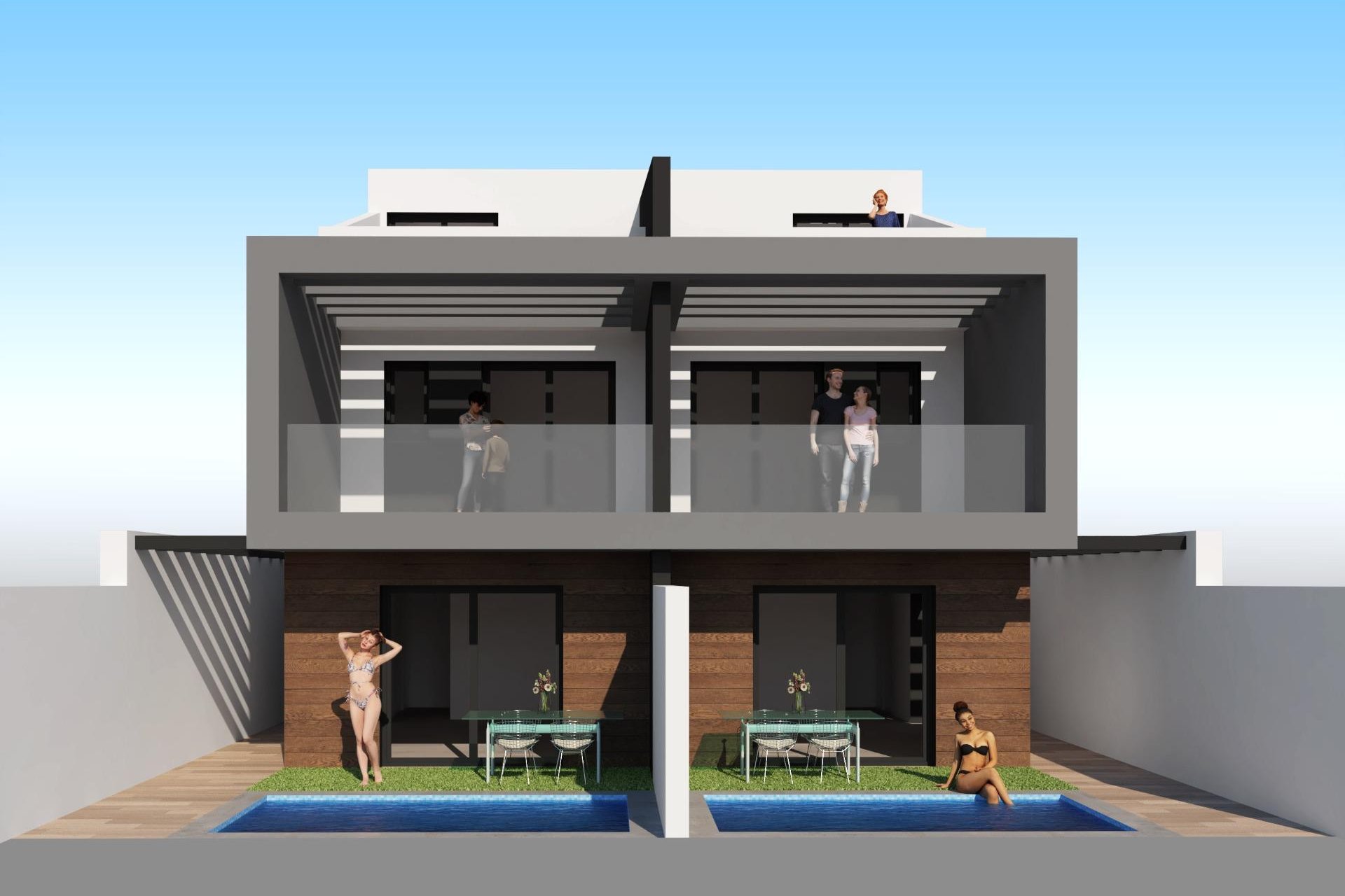 Nieuwbouw - Villa - San Javier - Santiago de la Ribera