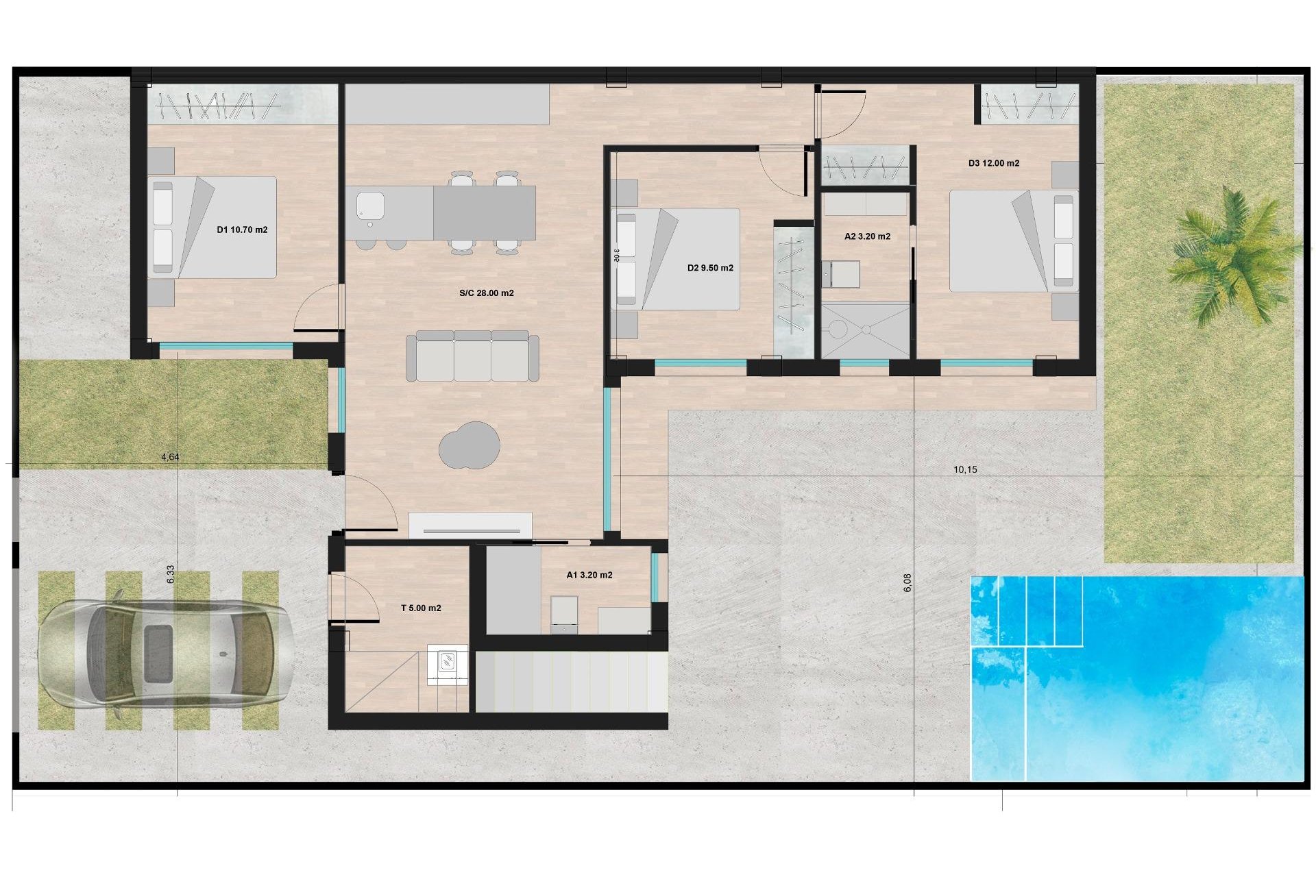 Nieuwbouw - Villa - Torre Pacheco - Roldán