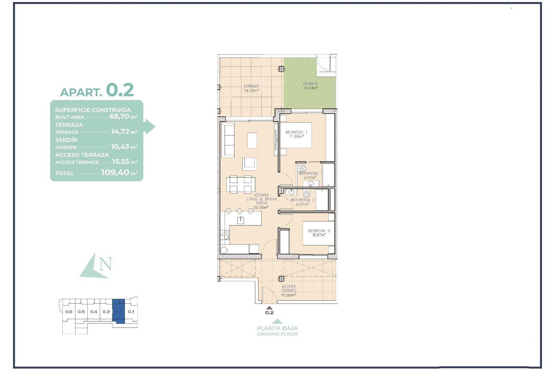 Obra nueva - Apartment - Los Alcázares - Serena Golf