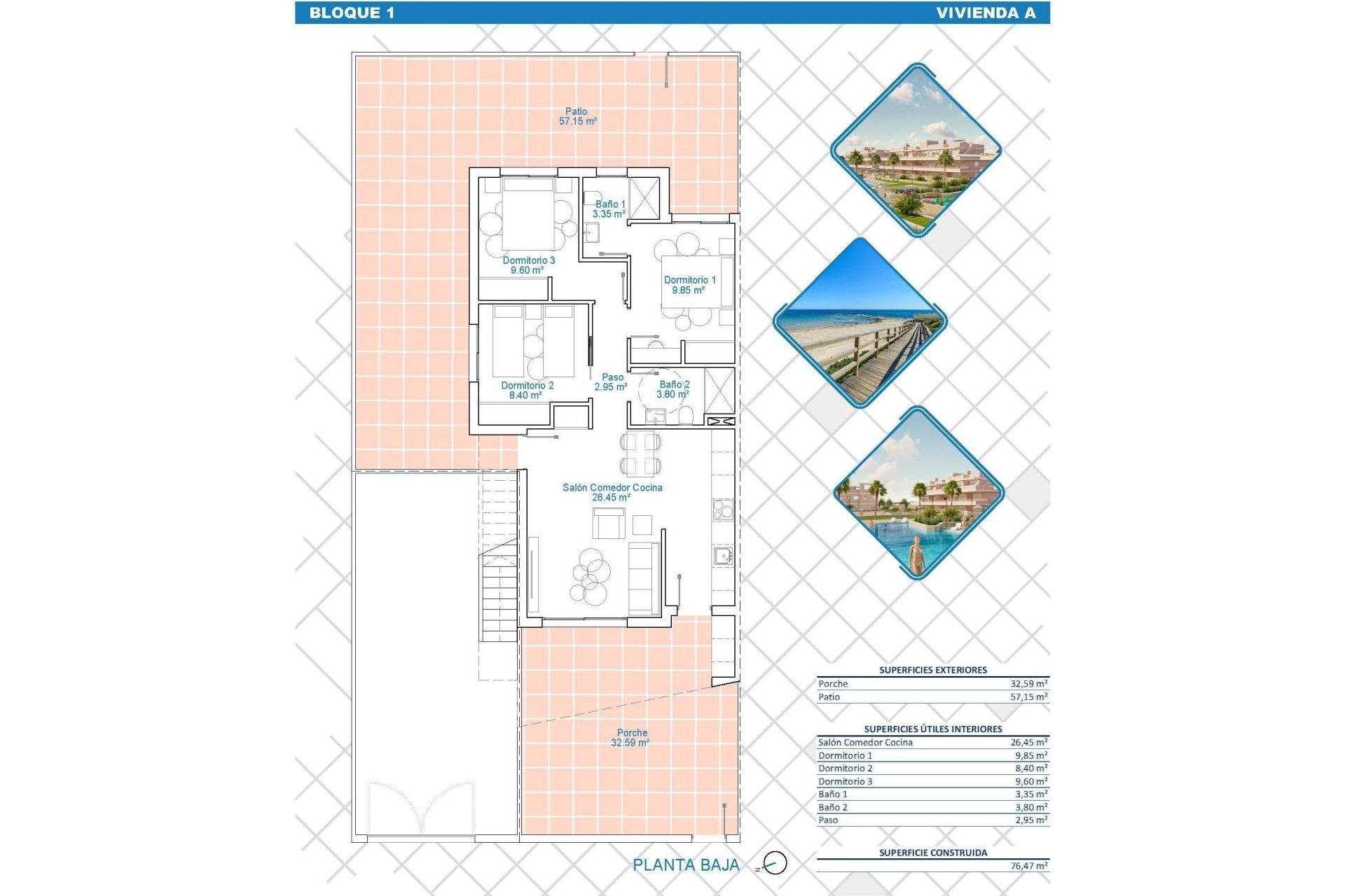 Obra nueva - Chalet - Pilar de la Horadada - Lo Monte