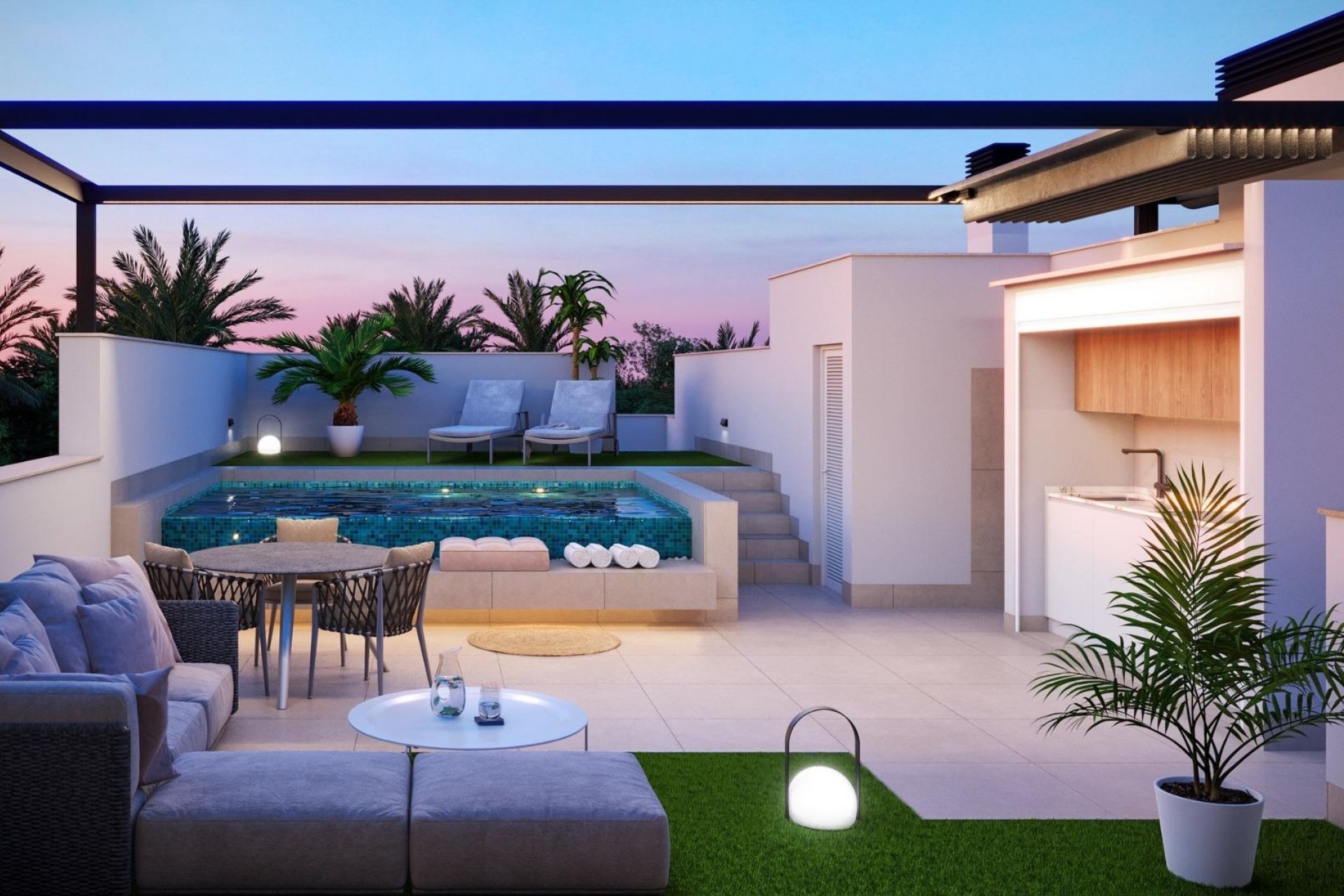 Obra nueva - Chalet - Pilar de la Horadada - parques de Andromeda
