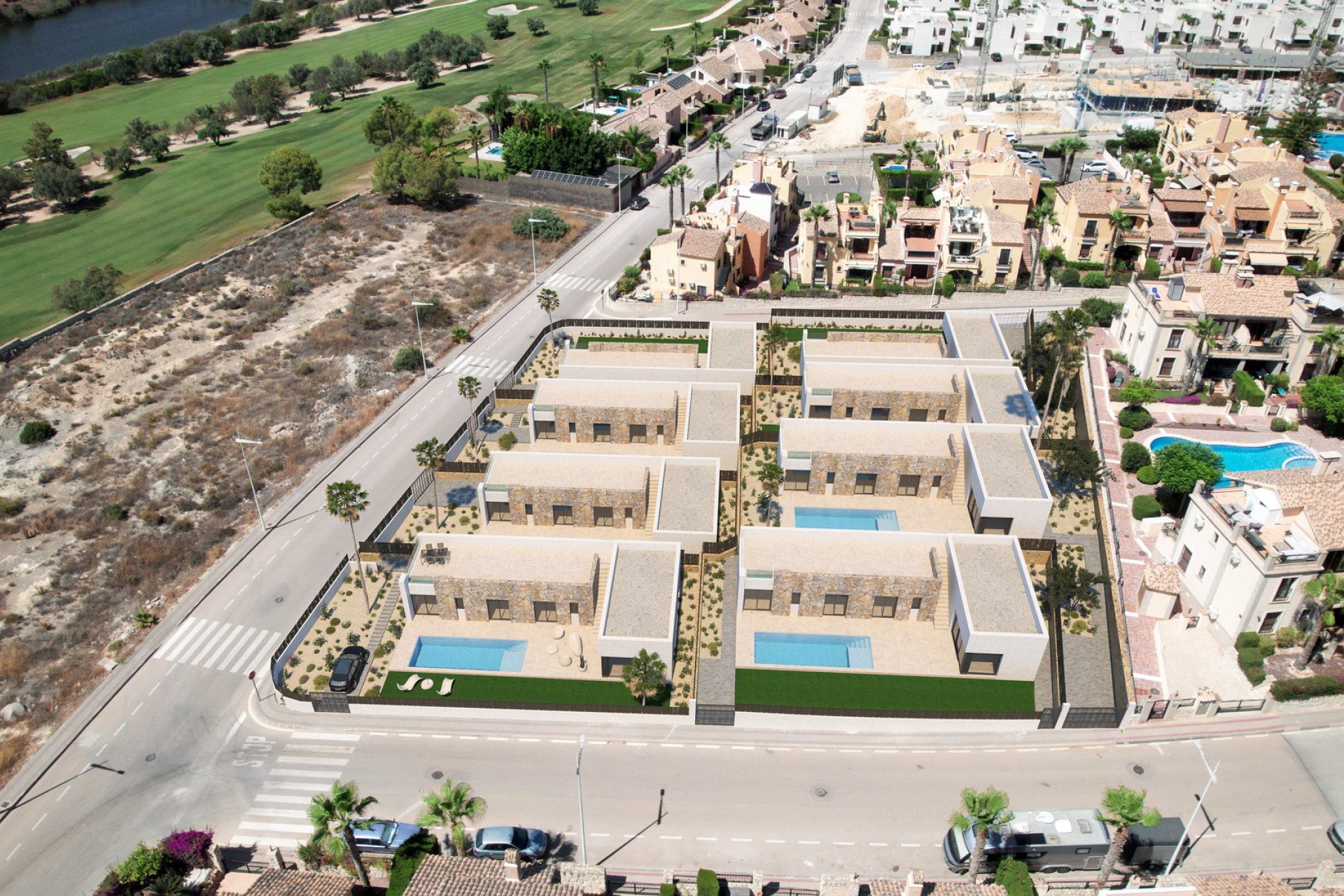 Obra nueva - Detached villa - La Finca Golf