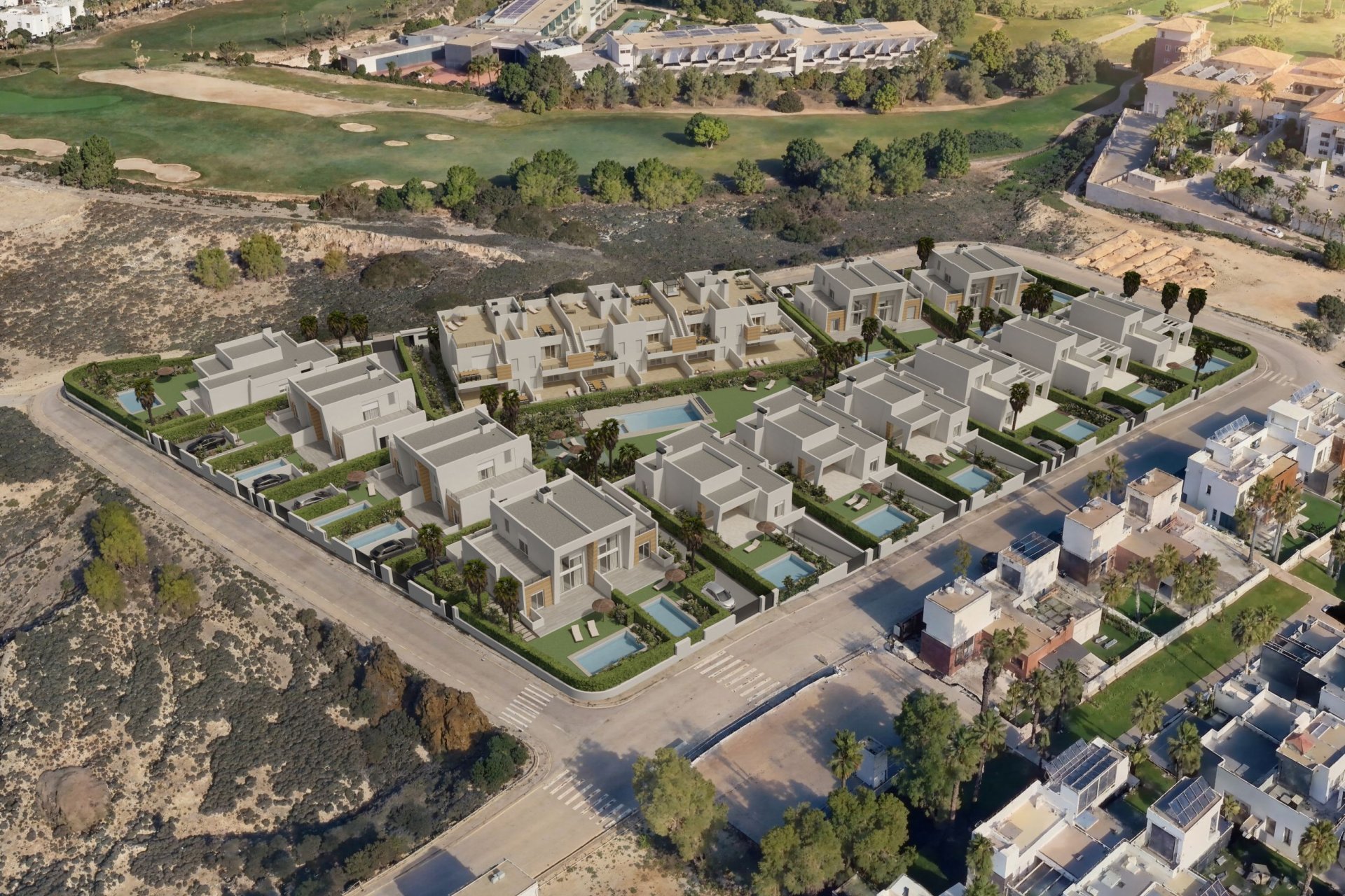 Obra nueva - Detached villa - La Finca Golf