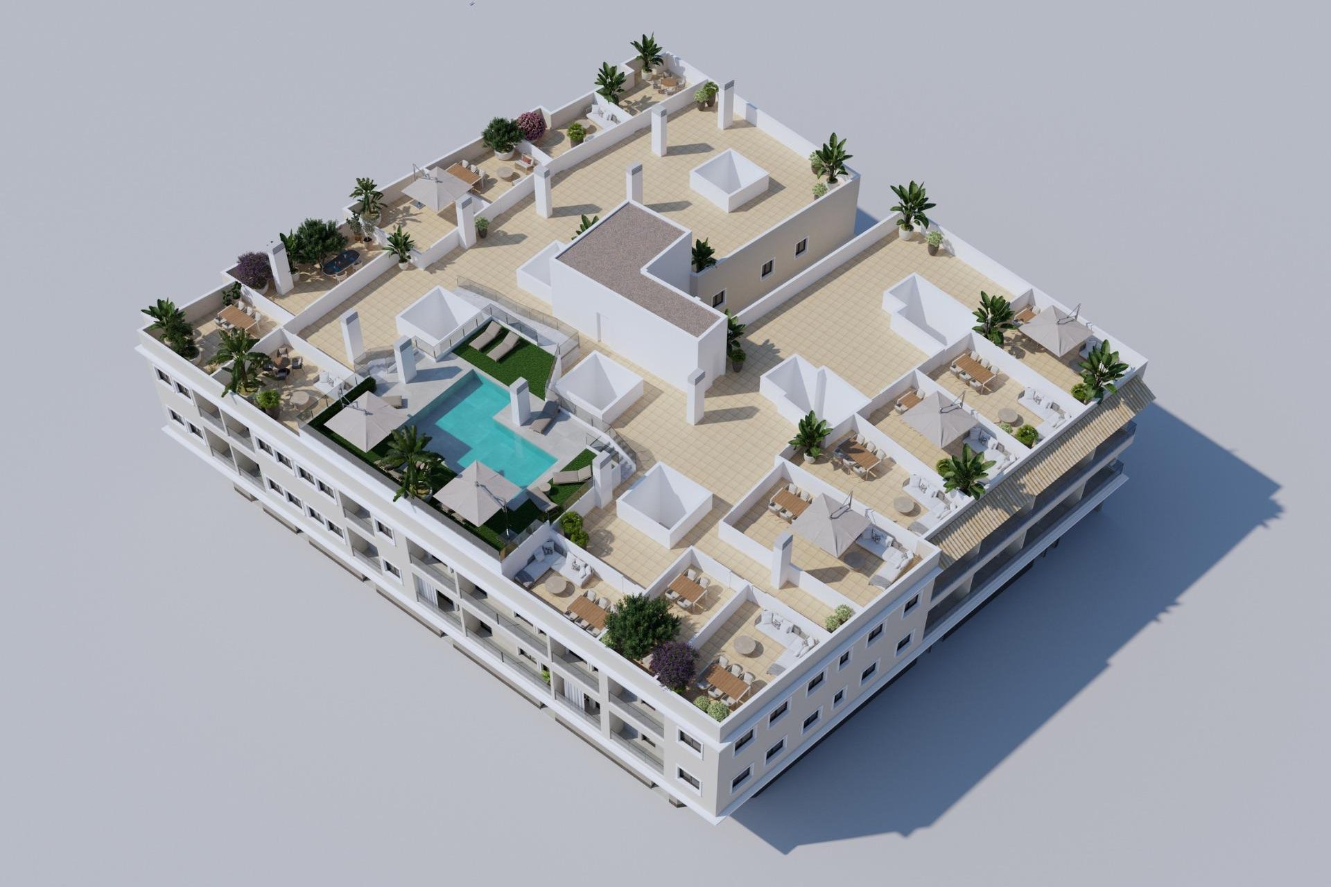 Obra nueva - Penthouse  - Algorfa - Pueblo