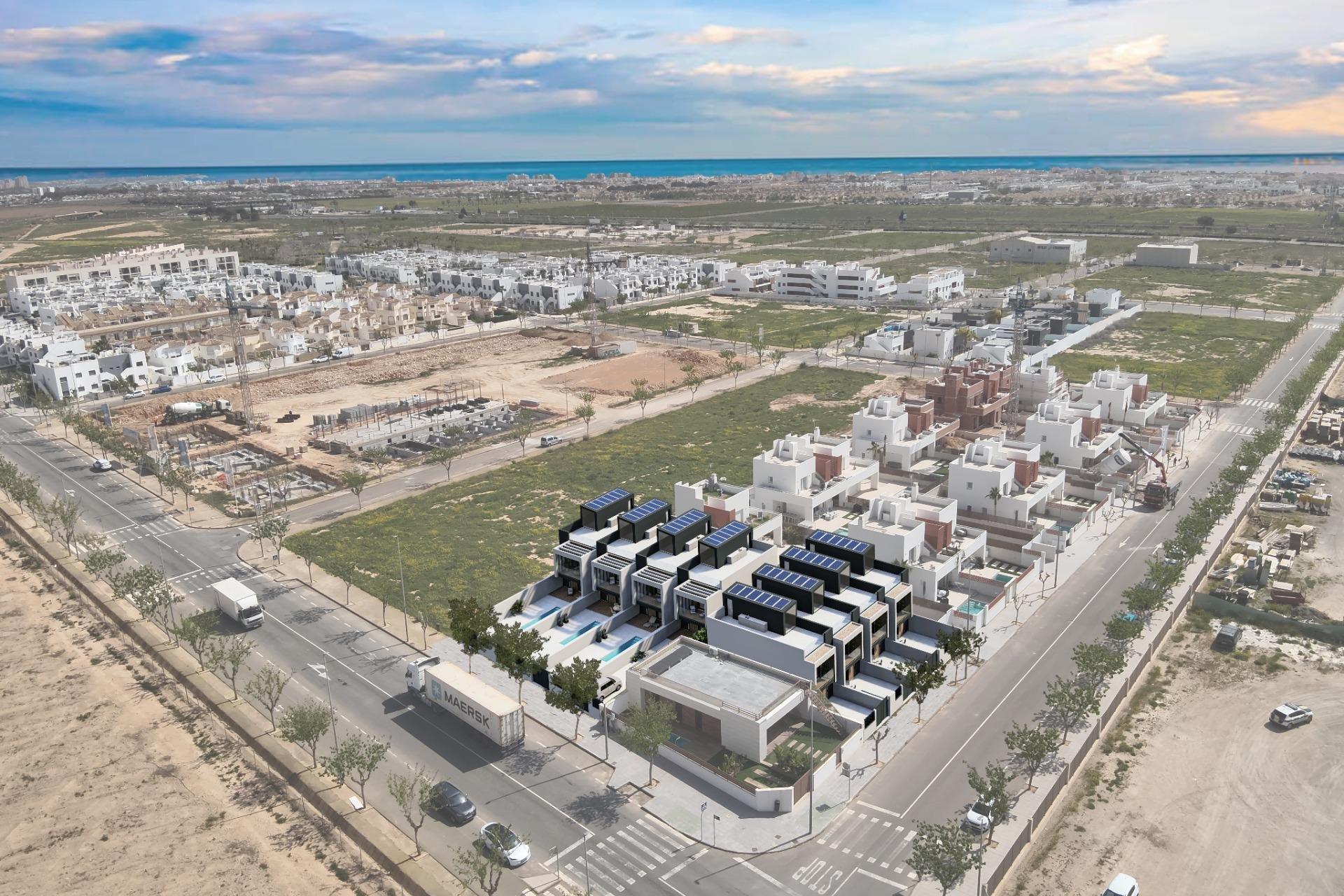 Obra nueva - Town House - Pilar de la Horadada - Lo Monte