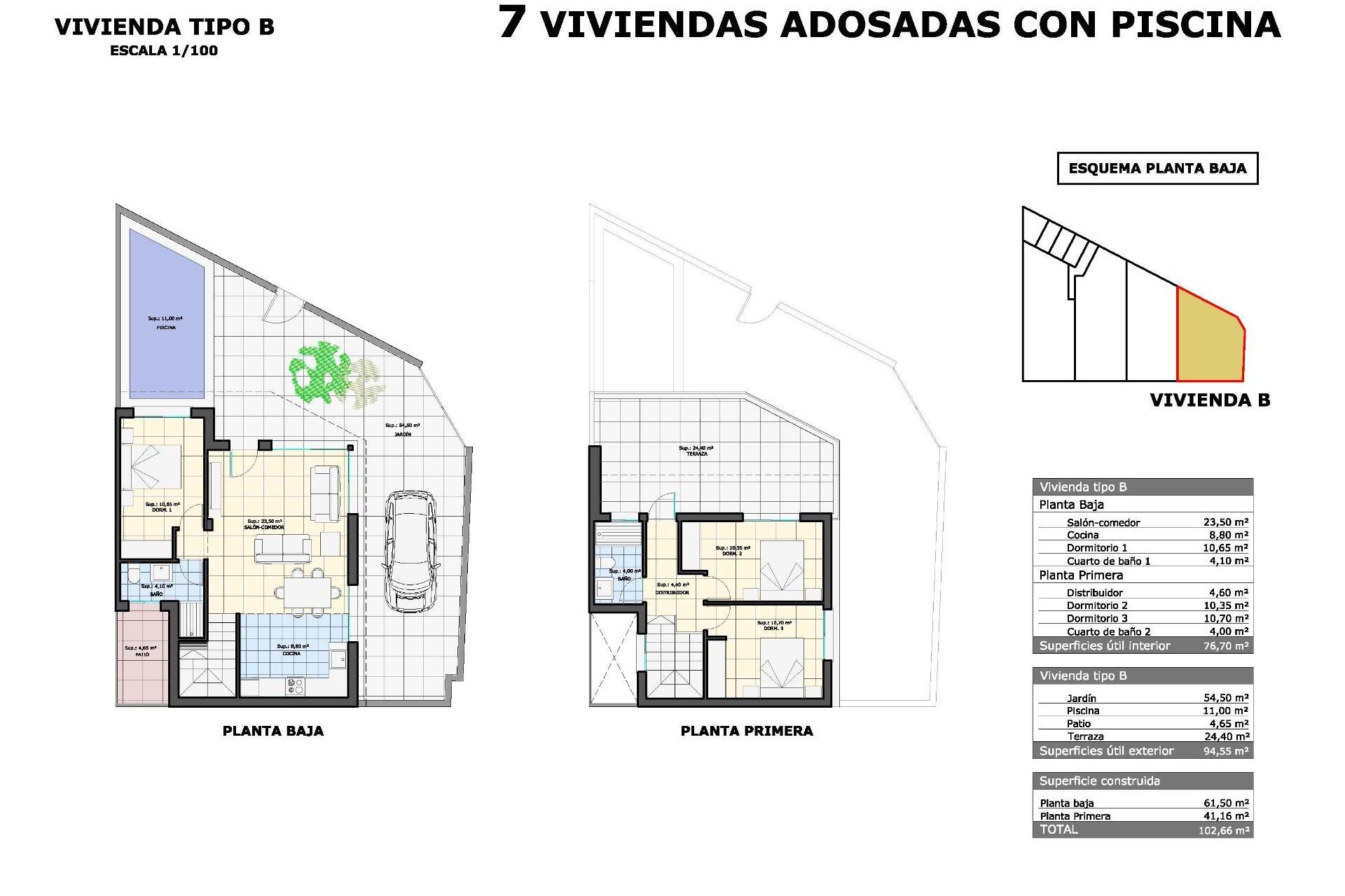 Obra nueva - Town House - Pilar de la Horadada - pueblo