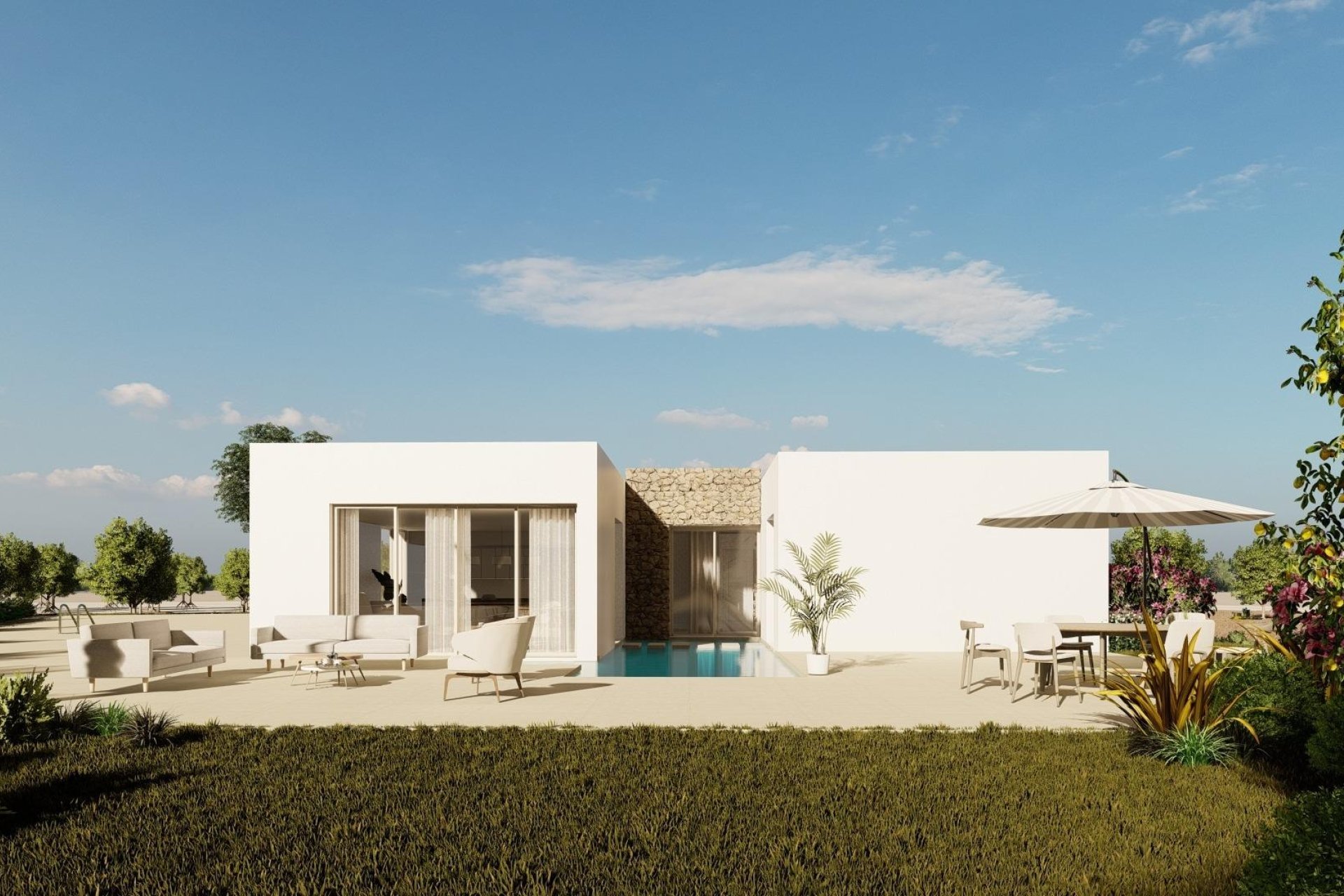 Obra nueva - Villa - Algorfa - Lomas De La Juliana