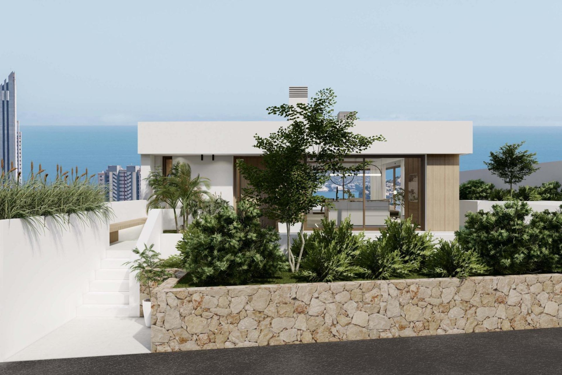 Obra nueva - Villa - Benidorm - Avda. America