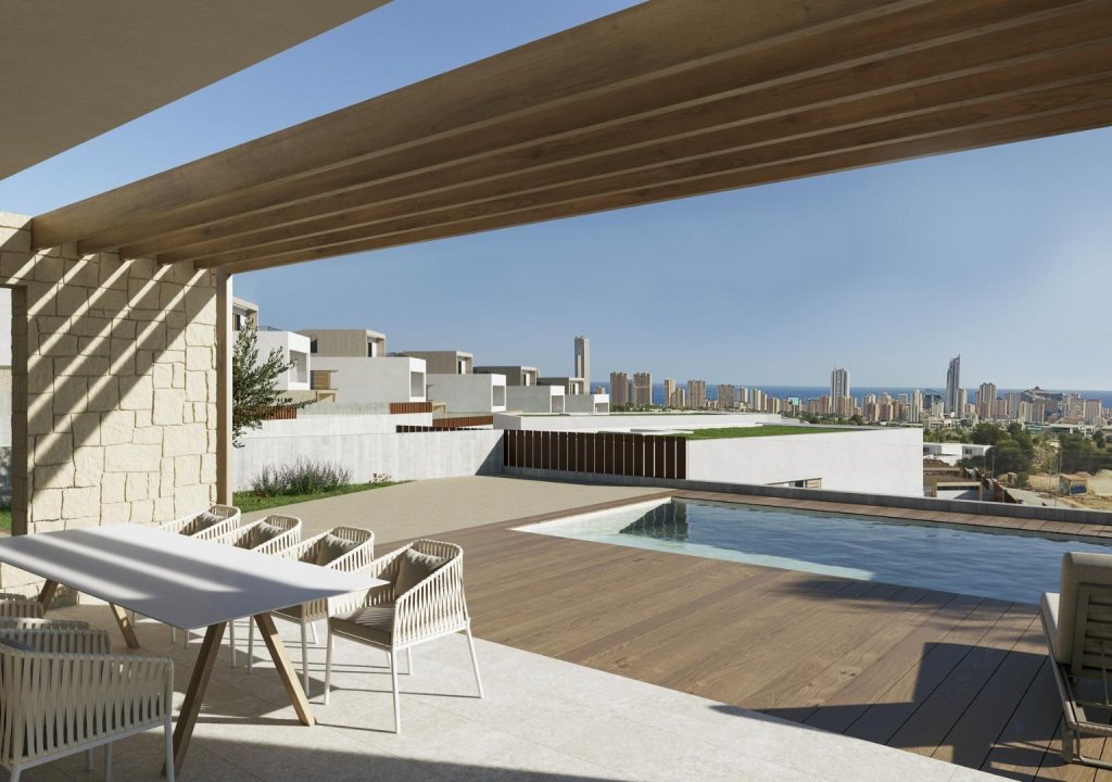 Obra nueva - Villa - Benidorm - Campana garden