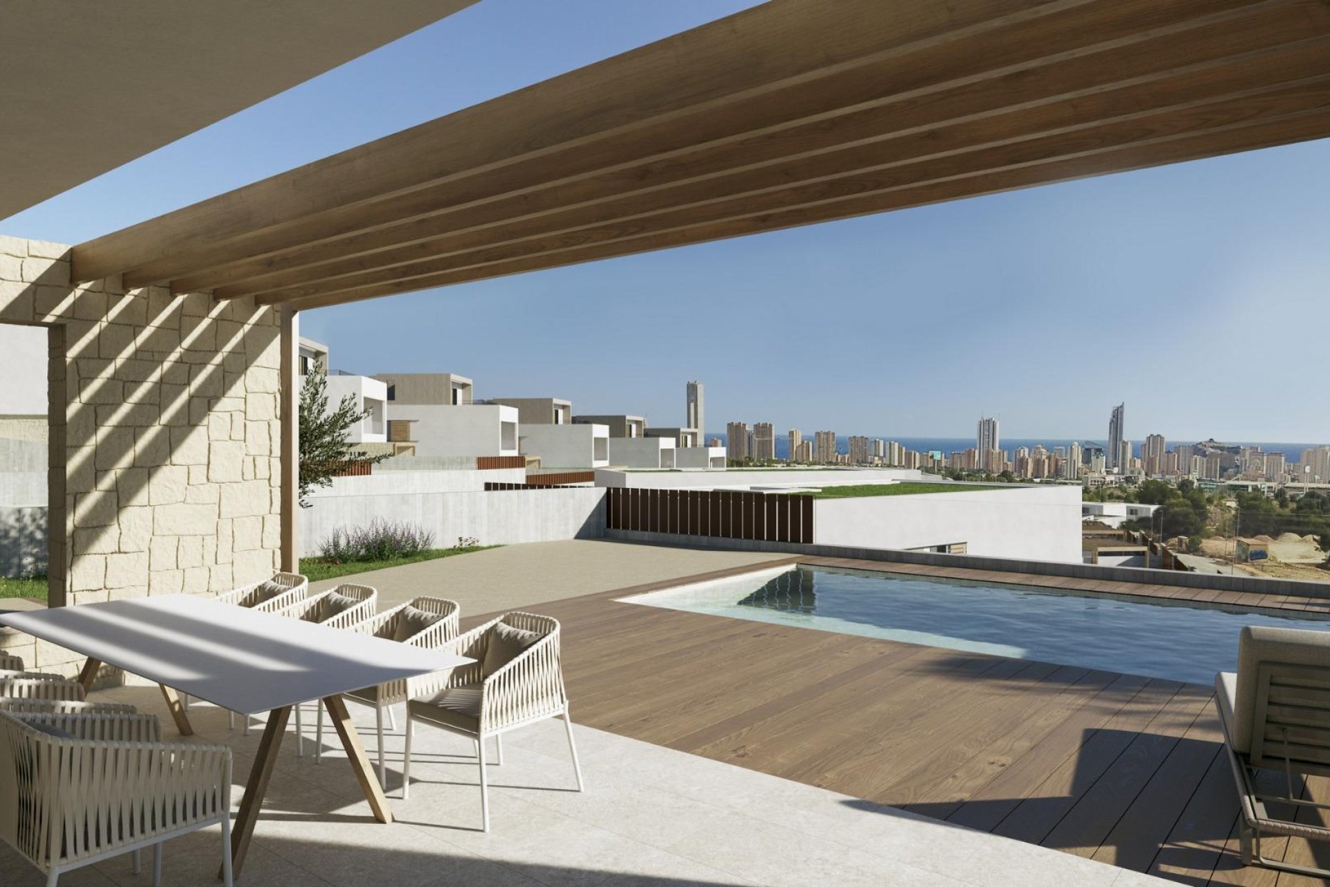 Obra nueva - Villa - Benidorm - Campana garden