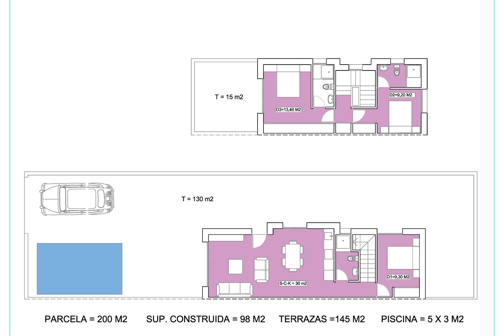 Obra nueva - Villa - Daya Nueva - pueblo