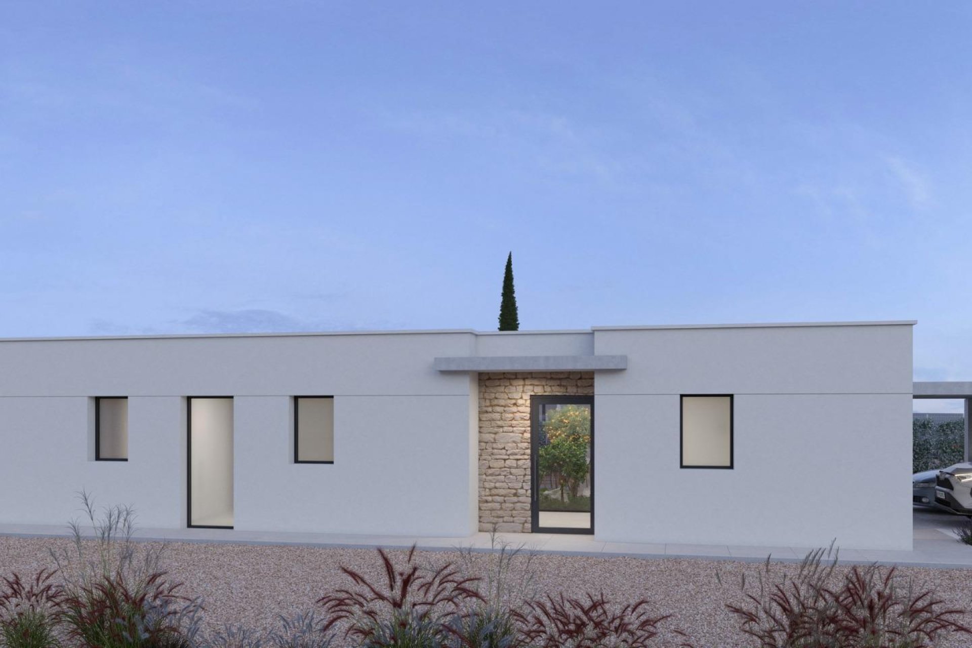 Obra nueva - Villa - Fuente Álamo - Hacienda del Alamo