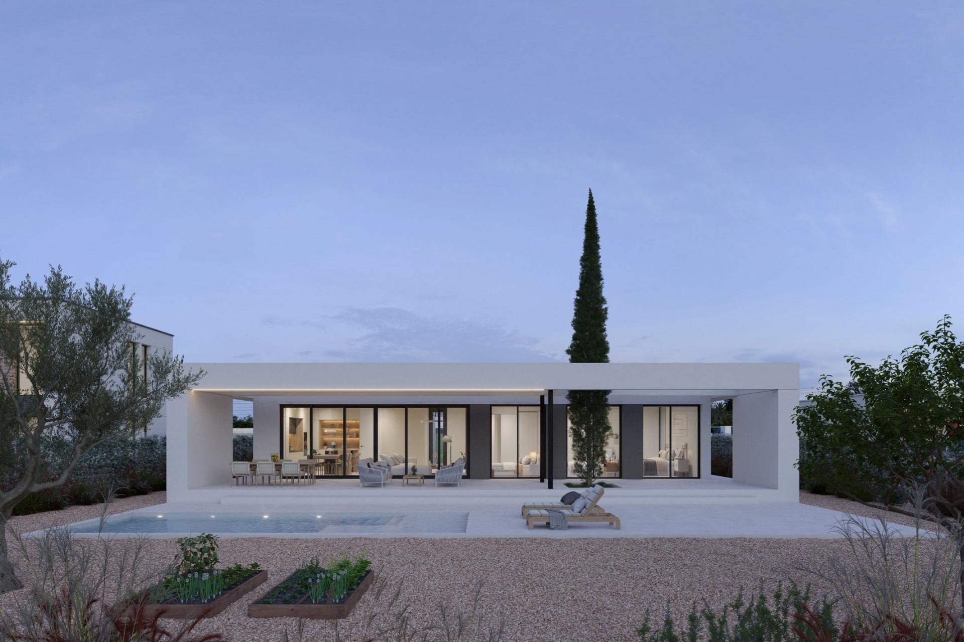 Obra nueva - Villa - Fuente Álamo - Hacienda del Alamo
