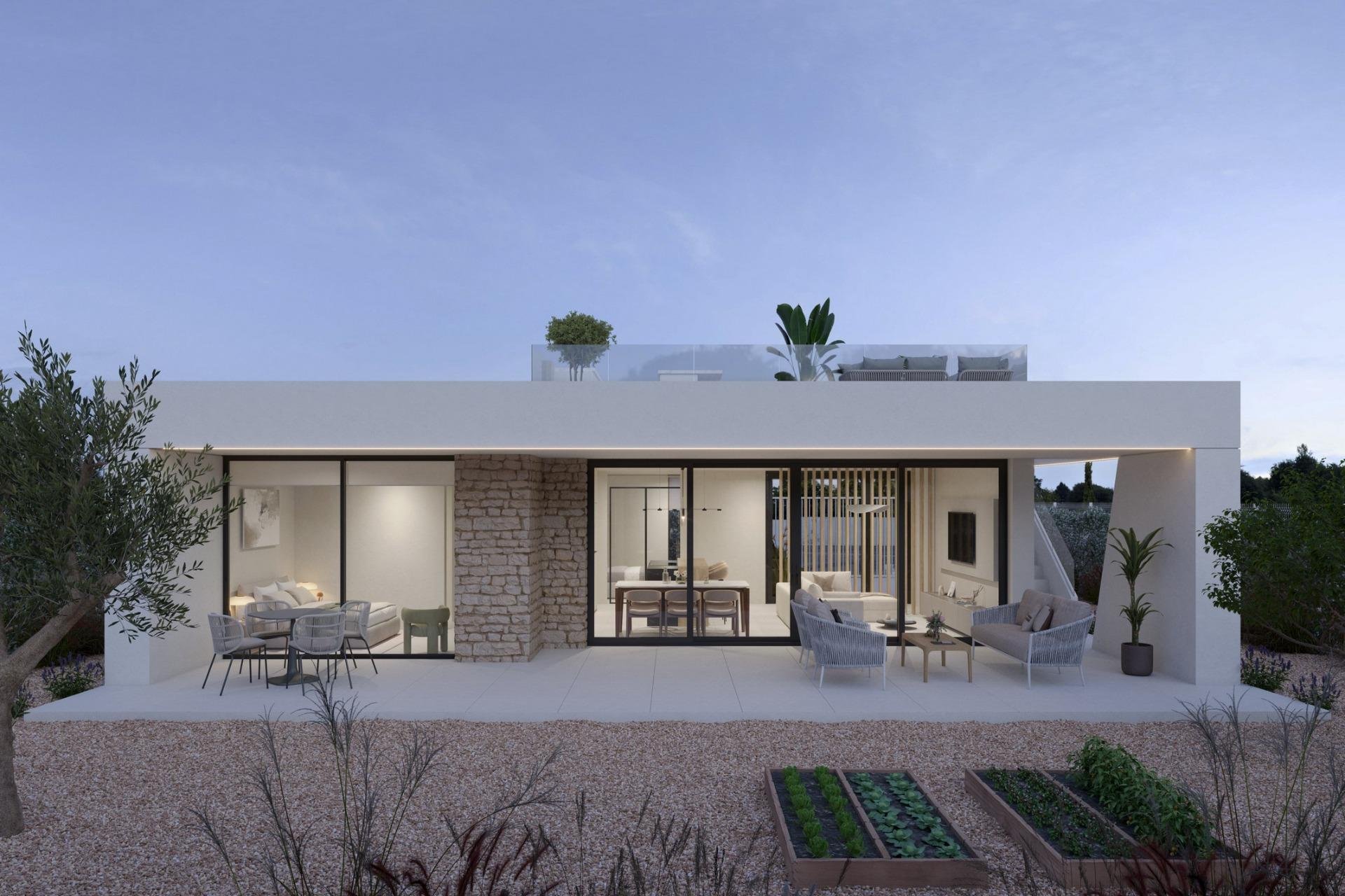Obra nueva - Villa - Fuente Álamo - Hacienda del Alamo