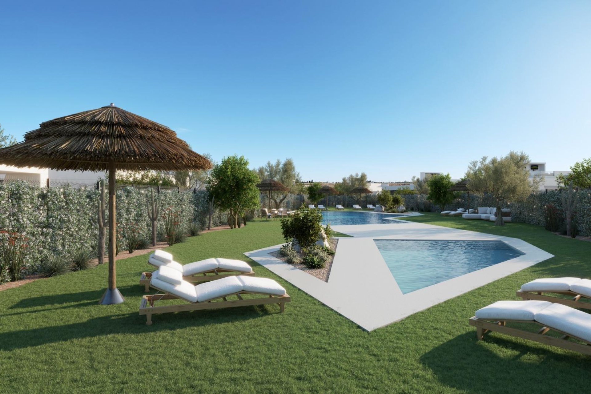 Obra nueva - Villa - Fuente Álamo - Hacienda del Alamo