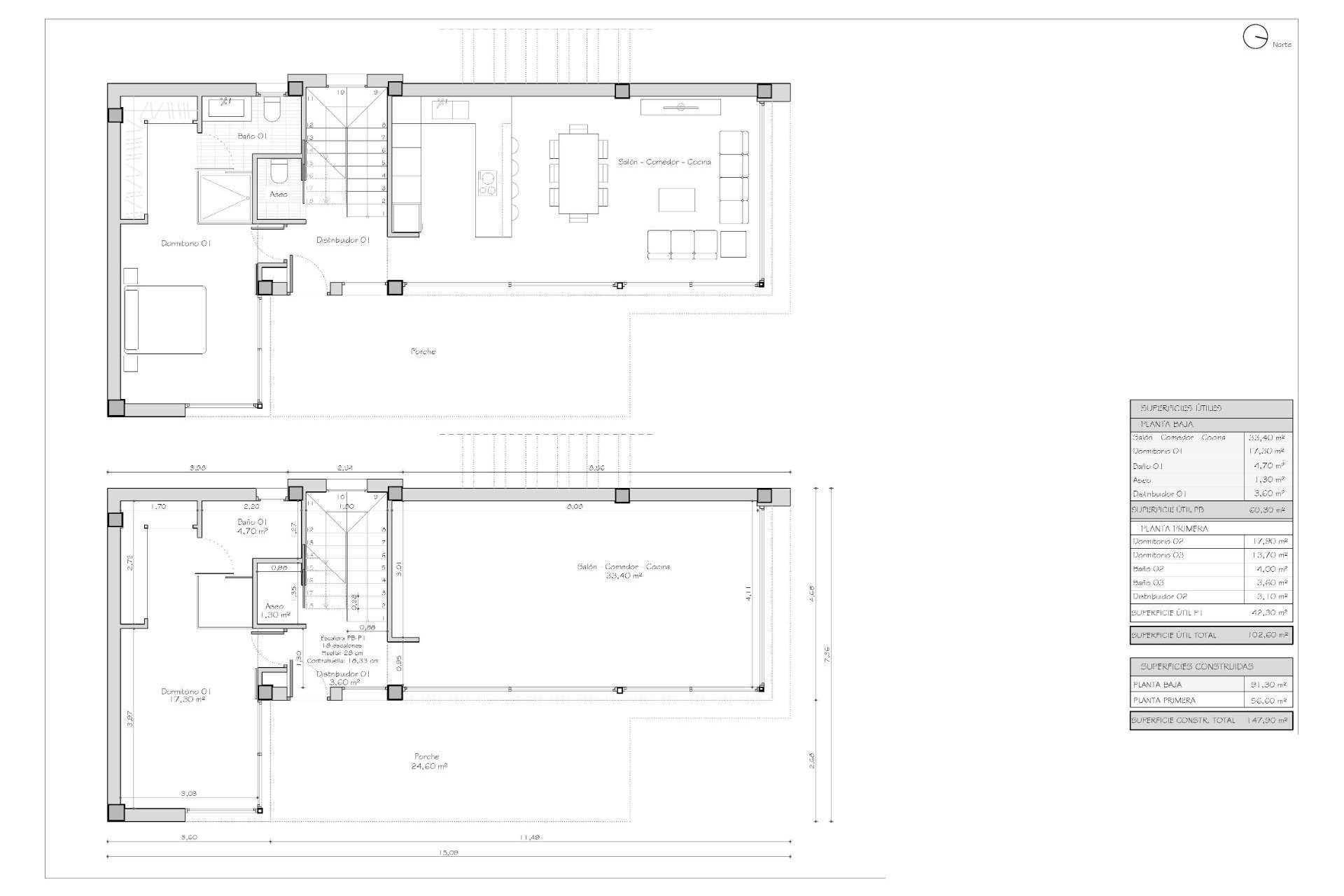 Obra nueva - Villa - Orihuela Costa - PAU 26