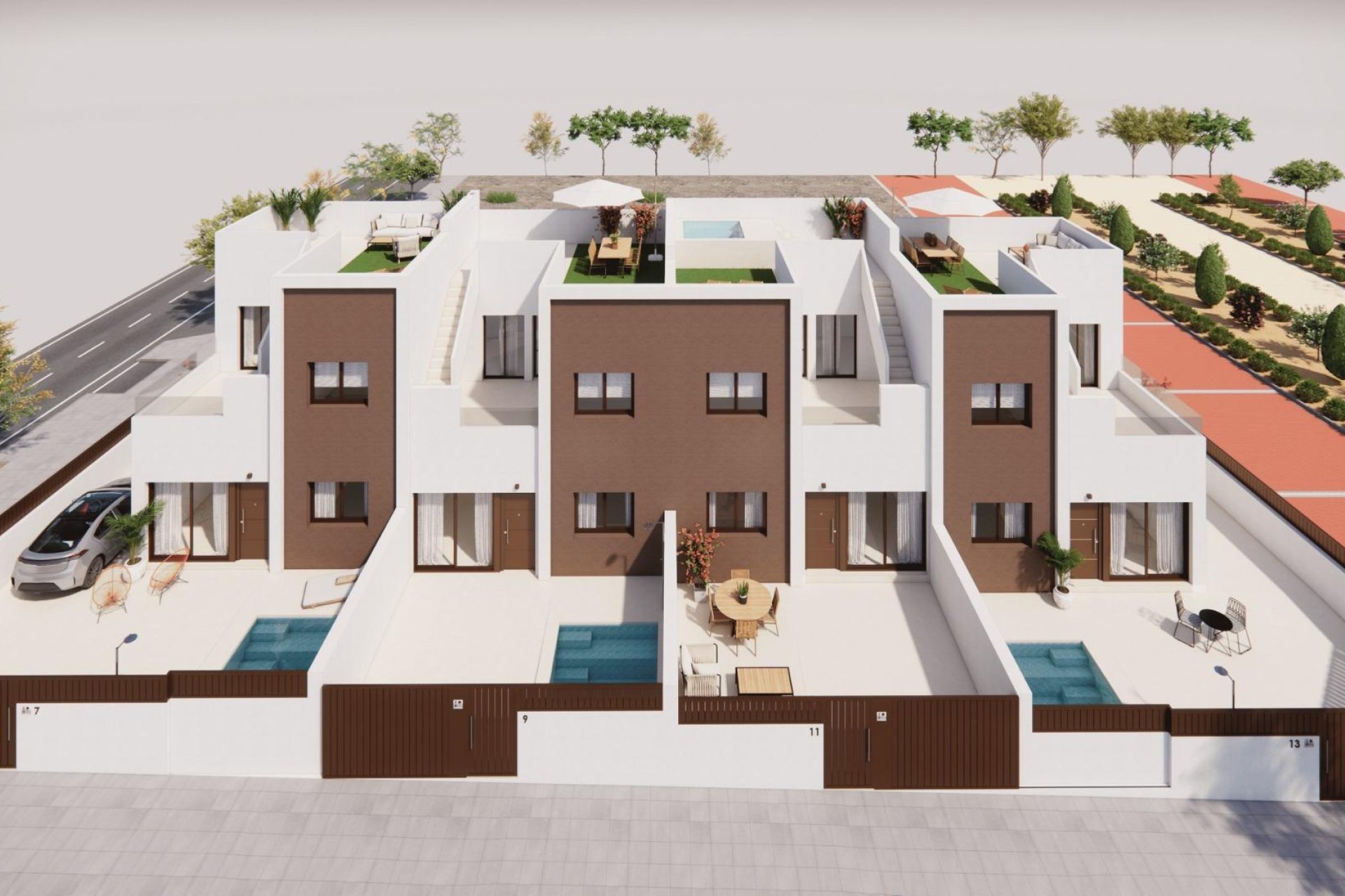 Obra nueva - Villa - Pilar de la Horadada - Barrio los Segundas