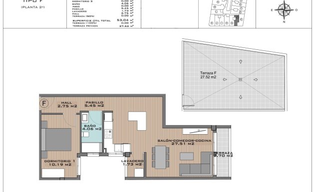 Obra nueva - Penthouse  - Algorfa - Pueblo