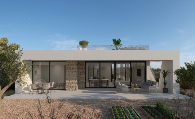 Obra nueva - Villa - Fuente Álamo - Hacienda del Alamo