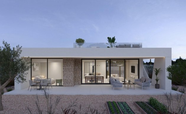 Obra nueva - Villa - Fuente Álamo - Hacienda del Alamo
