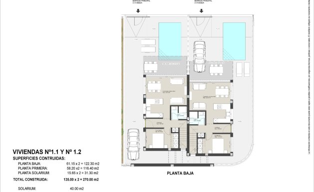 Nieuwbouw - Villa - Pilar de la Horadada - Las Higuericas