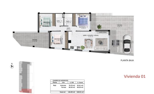 Obra nueva - Chalet - Pilar de la Horadada - pueblo