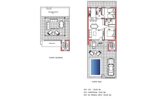 Obra nueva - Town House - Fuente Álamo - La Pinilla