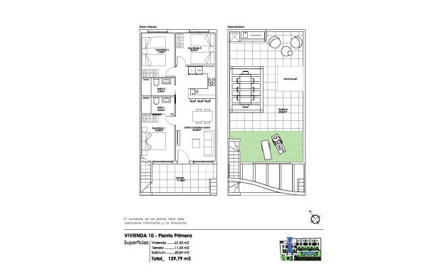 Obra nueva - Chalet - Pilar de la Horadada - Parque Ramon eugenio Escudero