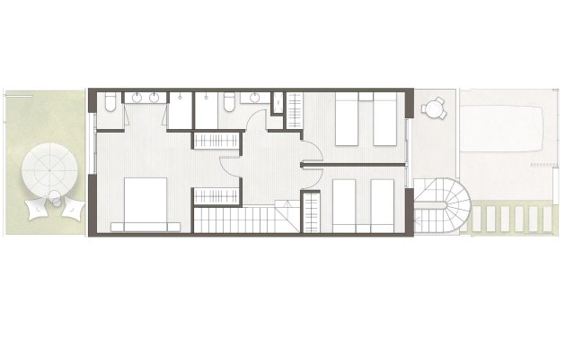 Nieuwbouw - Town House - Pilar de la Horadada - pueblo