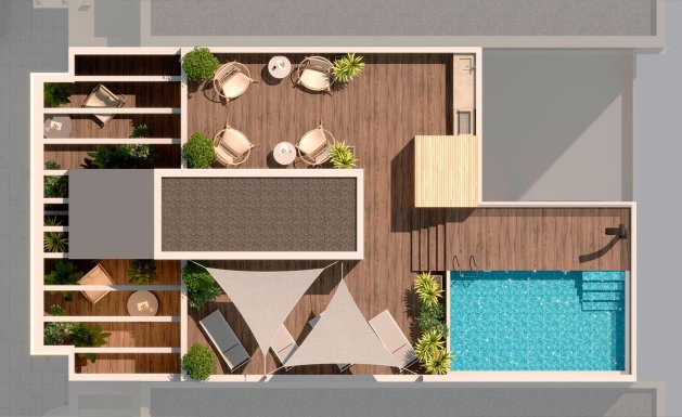 Nieuwbouw - Apartment - Torrevieja - Playa del Acequión
