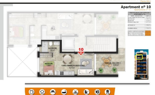 New Build - Penthouse - Torrevieja - Playa del Acequión